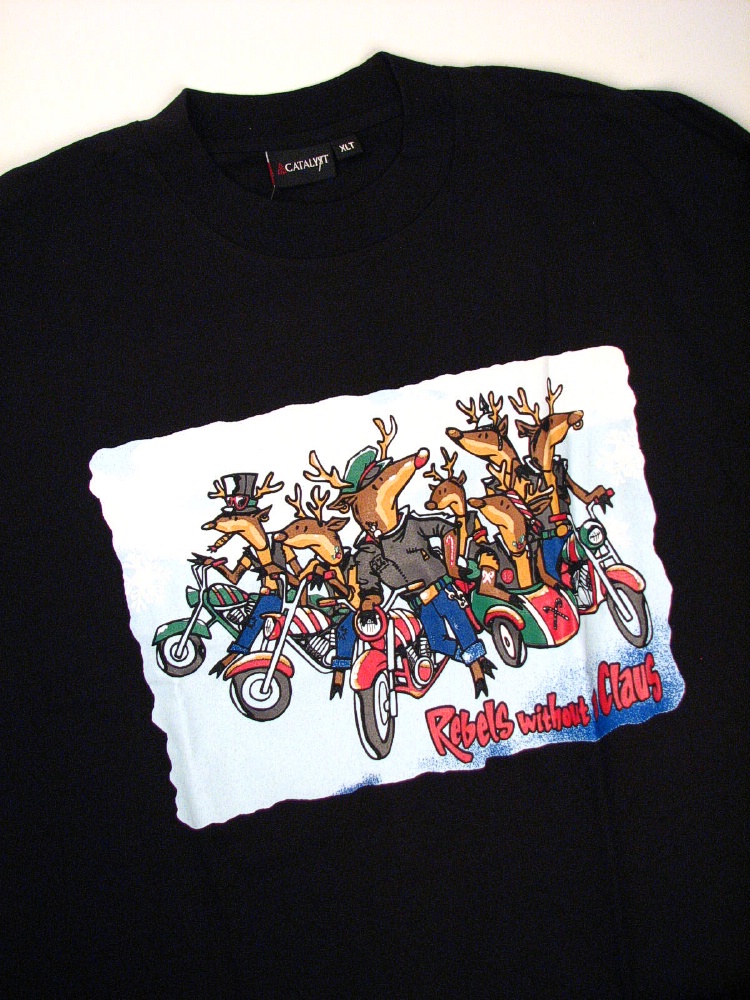 #190343. XL TALL. BLACK Retail $  32.00 Short Slv Graphic Tee by CATALYST. GRAPHIC TEE SHORT SLV Whs A:  4