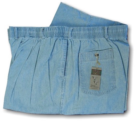 #187466. 70 REG. BLUE 8 OZ DENIM VINTAGE Cotton Casual Pants by CREEKWOOD. Whs A:  1