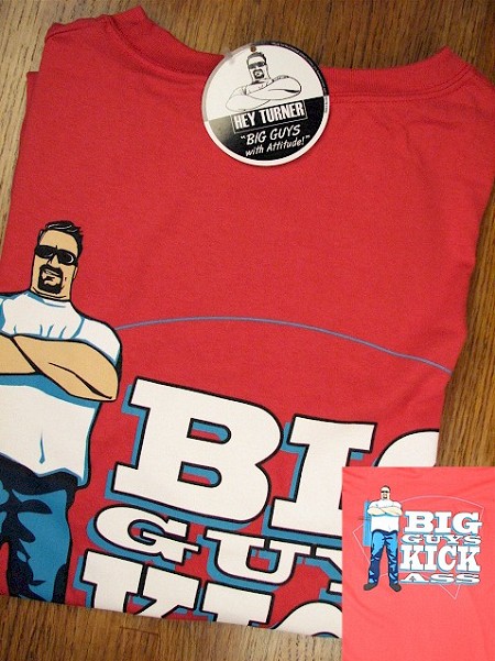 #349527. 2XL TALL. CINNABAR Retail $  30.00 Short Slv Graphic Tee by TURNER INDUSTRIES. HEY TURNER PRINT Whs A:  1