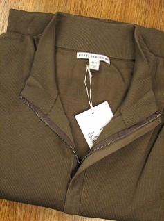 #339159. 2XL BIG. OLIVE Retail $ 100.00 Long Sleeve by CUTTER BUCK. JOURNEY SUPIMA FLATBK