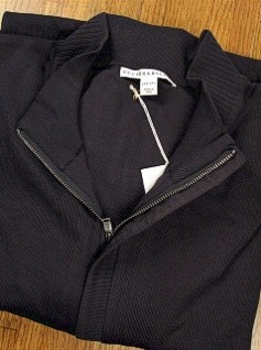 #356039. 2XL BIG. NAVY Retail $ 100.00 Long Sleeve by CUTTER BUCK. JOURNEY SUPIMA FLATBK Whs A:  1