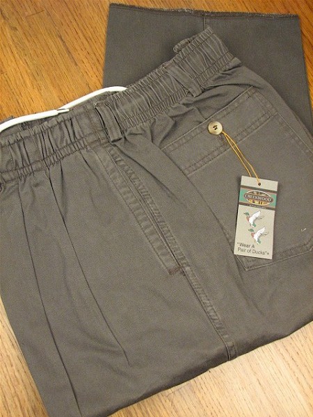 #348061. 44 . SAGE Retail $  55.00 Cotton Casual Pants by CREEKWOOD. ELASTIC TWILL IRR Whs A:  8