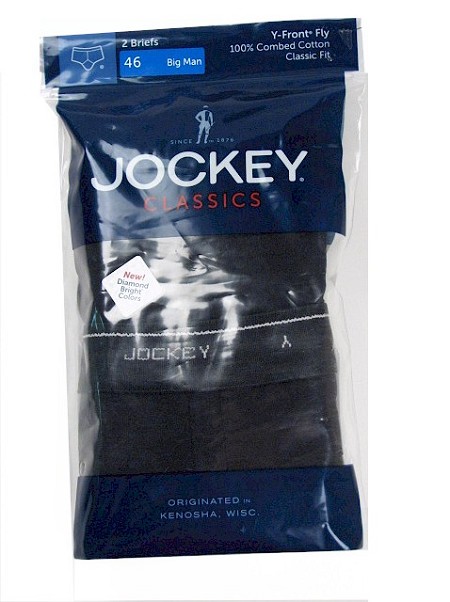 #322953. 54 . BLACK Retail $  22.50 Briefs & Boxers by JOCKEY. CLASSIC BRIEF BIG Whs A:  6