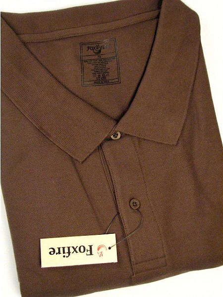 #103251. XL TALL. LODEN Retail $  42.00 Short Sleeve Pocket by FOXFIRE. SS POCKET PIQUE POLO Whs A:  5
