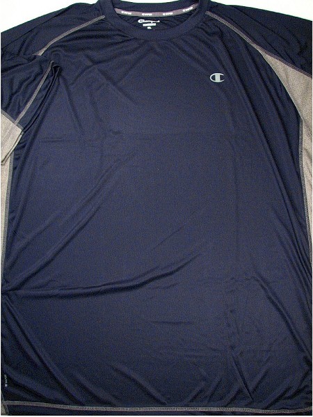 #260527. 2XL BIG. NAVY/OXF Retail $  38.00 Dri Power Crew by CHAMPION. VAPOR COLORBLOCK CREW Whs A: 19