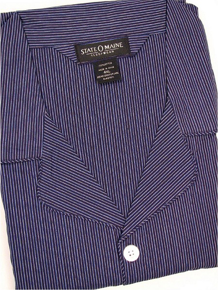 #019949. 2XL BIG. NAVY Retail $  45.00 Pajamas by STATE-O-MAINE. ALL COTTON PAJAMA Whs A:  4