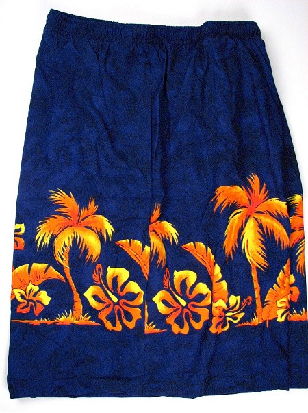 #298599. 6XL BIG. NAVY Retail $  58.00 Swim Wear by HIGHWAY ONE. MFIBER TROPICAL TRUNK Whs A:  4