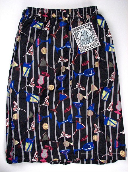 #056627. 9XL BIG. BLACK Retail $  58.00 Swim Wear by HIGHWAY ONE. MFIBER TROPICAL TRUNK Whs A:  2