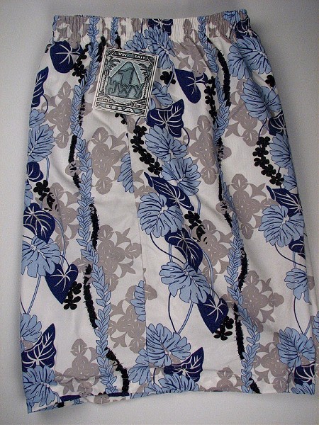 #353111. 9XL BIG. WHITE Retail $  58.00 Swim Wear by HIGHWAY ONE. MFIBER TROPICAL TRUNK Whs A:  1
