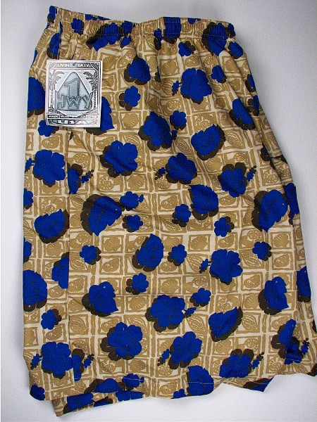 #353056. 10XL BIG. ROYAL Retail $  58.00 Swim Wear by HIGHWAY ONE. MFIBER TROPICAL TRUNK Whs A:  2