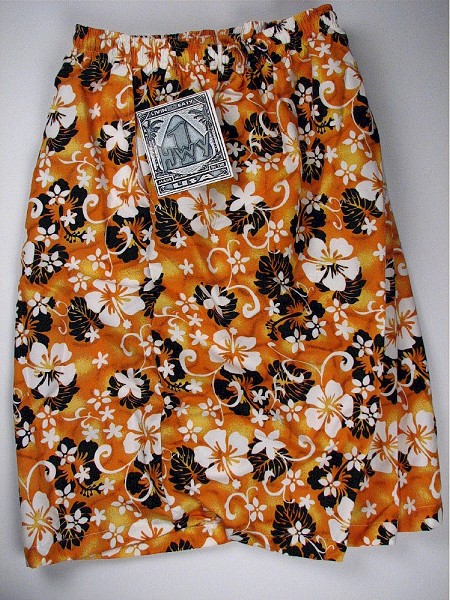 #353025. 6XL BIG. ORANGE Retail $  58.00 Swim Wear by HIGHWAY ONE. MFIBER TROPICAL TRUNK Whs A:  1