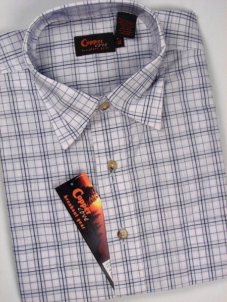 #241333. XL TALL. NAVY Retail $  39.99 Short Sleeve 2-pkt by COPPER COVE. 2-POCKET SHORT SLV Whs A:  1