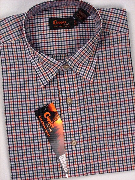 #341415. XL TALL. BLUE Retail $  39.99 Short Sleeve 2-pkt by COPPER COVE. 2-POCKET SHORT SLV Whs A:  1