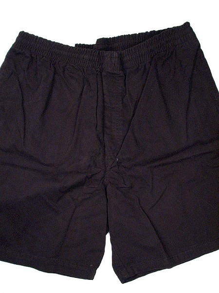 #166384. XL BIG. BLACK Retail $  40.00 Shorts by FULL BLUE. PULL-ON SHORT 7.5 Whs A:  6