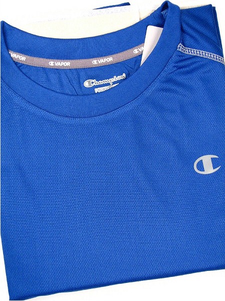 #187727. XL TALL. BLUE Retail $  36.00 Dri Power Crew by CHAMPION. VAPOR PANEL CREW Whs A:  1 FW:  1