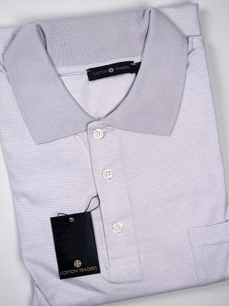 #033985. 2XL BIG. LILAC Retail $  35.00 Short Sleeve Pocket by CTTON TRADERS. SS INTERLK W POCKET Whs A:  4