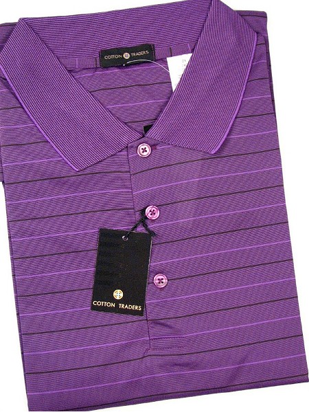 #186780. 2XL BIG. PLUM Retail $  48.00 Short Sleeve Stay Dry by CTTON TRADERS. SS PERFORMANCE KNIT Whs A:  4