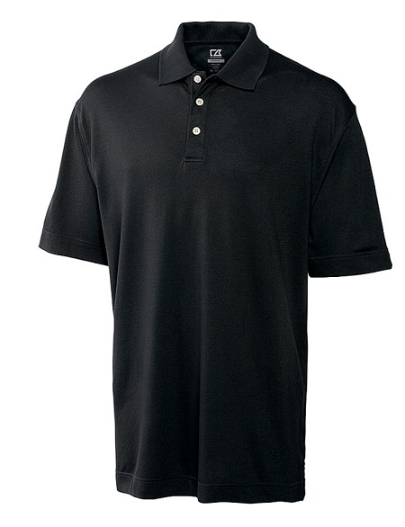 #111999. 2XL BIG. BLACK Retail $  50.00 Short Sleeve Stay Dry by CUTTER BUCK. ELLIOT BAY POLO Whs A:  1