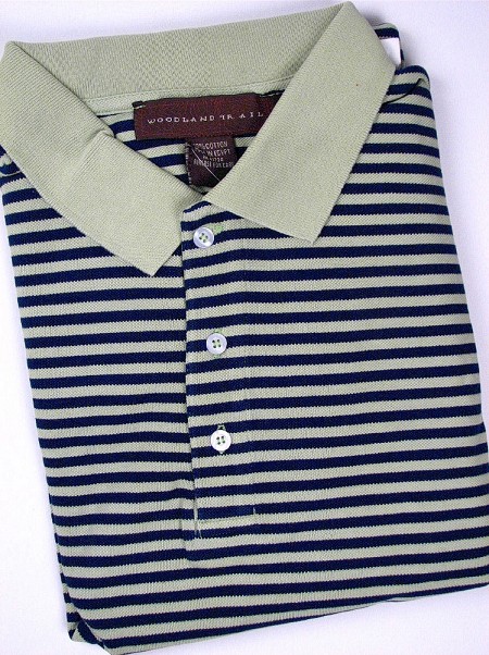 #082280. XL TALL. LIME Retail $  45.00 Short Sleeve by WOOD LAND TRAIL. ENZYME WASH PIQUE SS Whs A:  3