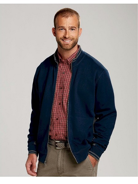 #094638. 2XL BIG. NAVY Retail $ 125.00 Long Sleeve by CUTTER BUCK. HERITAGE COLORBLK LS Whs A:  2