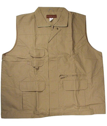 #023416. 2XL TALL. KHAKI Retail $  70.00 Outerwear by WOOD LAND TRAIL. SLEEVELESS VEST Whs A:  3
