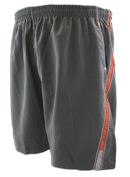 #188630. 6XL BIG. CHARCOAL SIDE STRIPE TRUNK Swim Wear by RICKS CAFE. Whs A:  3
