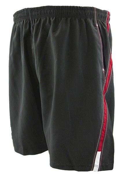 #105802. 3XL BIG. BLACK SIDE STRIPE SWIM Swim Wear by RICKS CAFE. Whs A:  6 FBA:  1