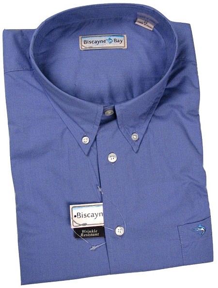 #227649. 2XL BIG. LILAC Retail $  55.00 Long Sleeve Cotton by BISCAYNE BAY. SOLID WITH EMBROIDERY Whs A:  2