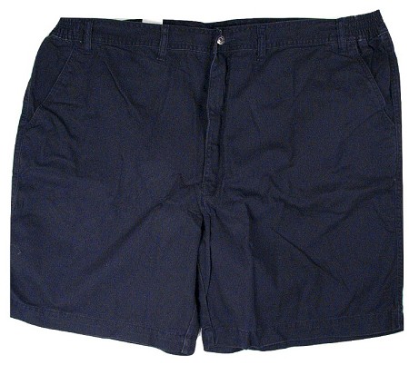 #341738. 68 . NAVY Retail $  55.00 Shorts by FULL BLUE. FLAT FR ELASTIC SHORT FW:  1