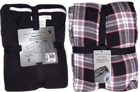 #163583. 4XL BIG. BLACK Retail $  45.00 Lightweight Loungepants by GEOFFREY BEENE. CREW TEE WITH PANT Whs A:  3