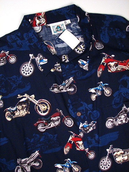 #176381. 7XL BIG. NAVY Retail $  75.00 Short Sleeve Tropical by HIGHWAY ONE. TROPICAL PRINT Whs A:  1