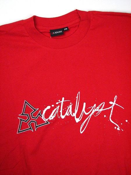 #110495. 3XL BIG. RED Retail $  32.00 Short Slv Graphic Tee by CATALYST. GRAPHIC TEE SHORT SLV Whs A:  2