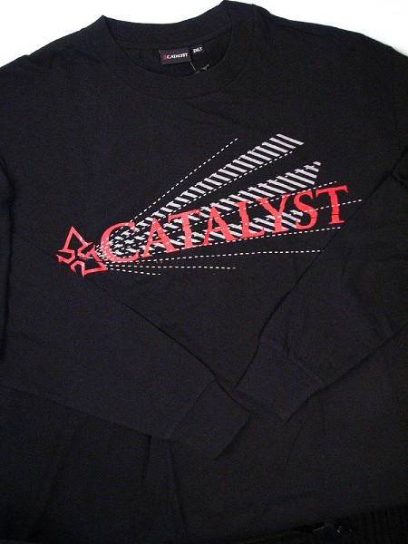 #270490. 2XL TALL. BLACK Retail $  39.50 Long Sleeve Tee by CATALYST. LONG SLEEVE TEE Whs A:  1