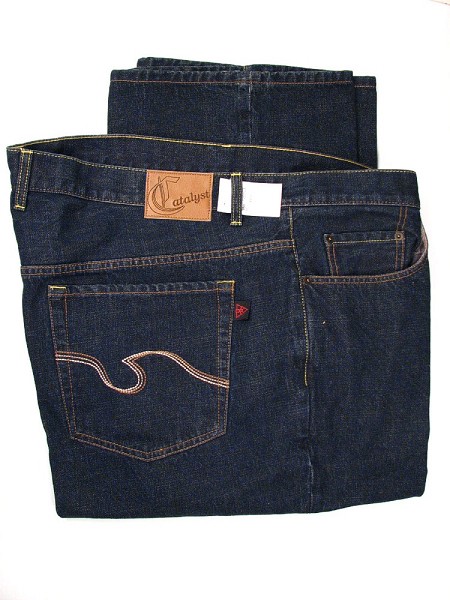 #232744. 48 34. NAVY Retail $  89.50 Cotton Jean by CATALYST. FASHION JEAN Whs A:  1