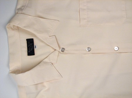#080778. 3XL TALL. CREAM Retail $  65.00 Short Sleeve Tropical by FULTON STREET. MICROFIBER CAMP S.S. Whs A:  1