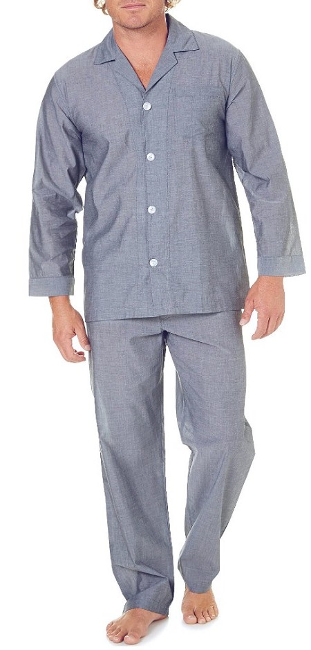 #107673. 3XL BIG. NAVY Retail $  45.00 Pajamas by GEOFFREY BEENE. LONG SLV PANT PAJAMA Whs A:  1