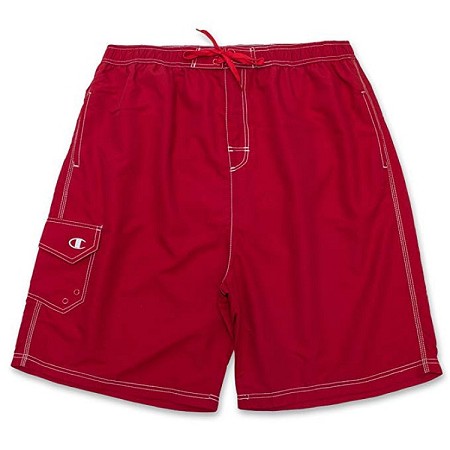 #100687. 3XL TALL. RED Retail $  45.00 Swim Wear by CHAMPION. NYLON SWIM TRUNK Whs A:  2