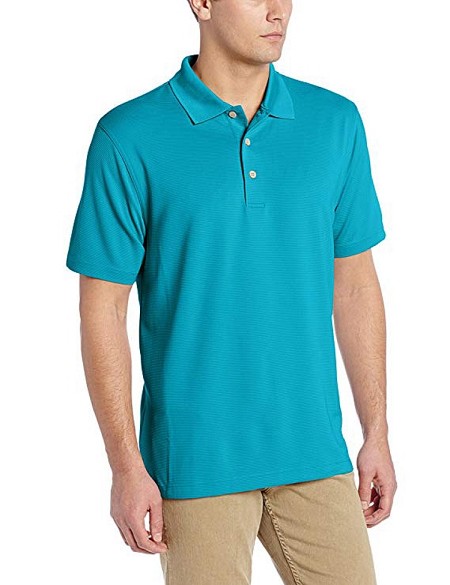 #356053. 2XL BIG. SEA Retail $  60.00 Short Sleeve Luxury by CUBAVERA. POLO OTTOMAN SOLID Whs A:  6