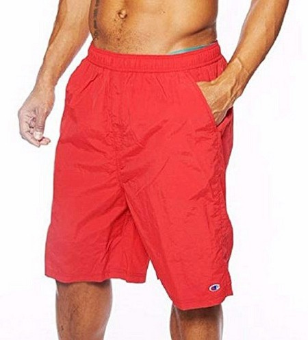 #342988. 4XL BIG. RED Retail $  42.00 Swim Wear by CHAMPION. MFIBER SWIM TRUNK Whs A:  6