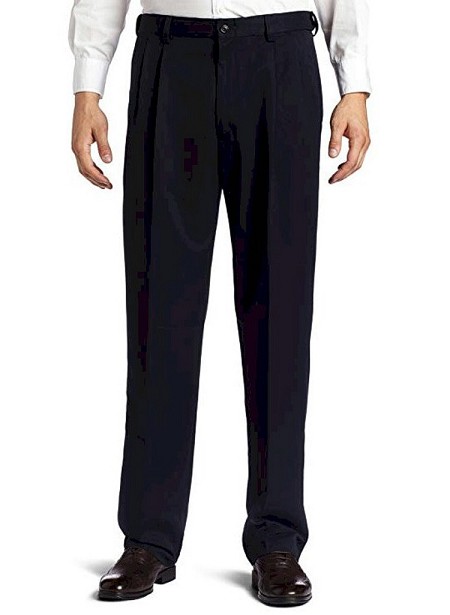 #128621. 58 30. NAVY Retail $  80.00 Dress Pants by HAGGAR COMPANY. COOL 18® PLEAT PANT Whs A:  5