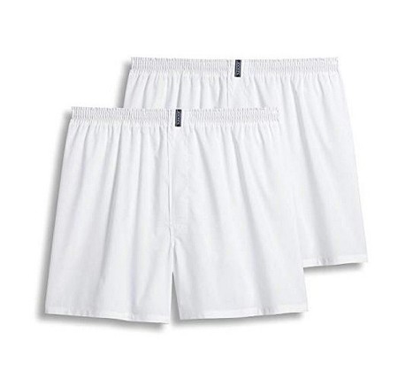 #334594. 2XL BIG. WHITE Retail $  27.00 Underwear by JOCKEY. FULL CUT BLEND BOXER Whs A:  1
