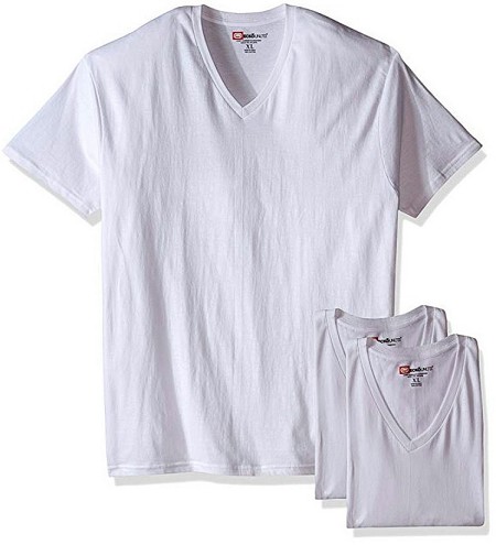 #322829. 4XL TALL. WHITE 3-PACK VNECK TEE Underwear Tee Shirts by ECKO UNLTD. Whs A:  3