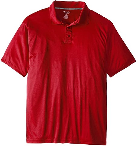#174503. 6XL BIG. RED Retail $  38.00 Dri Power Polo by CHAMPION. VAPOR DRY PERF POLO Whs A:  1