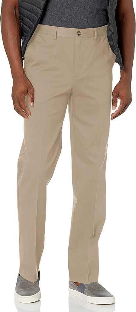 #215637. 58 32. KHAKI Retail $  80.00 Cotton Casual Pants by SAVANE. ULTIMATE CHINO PLAIN Whs A:  4