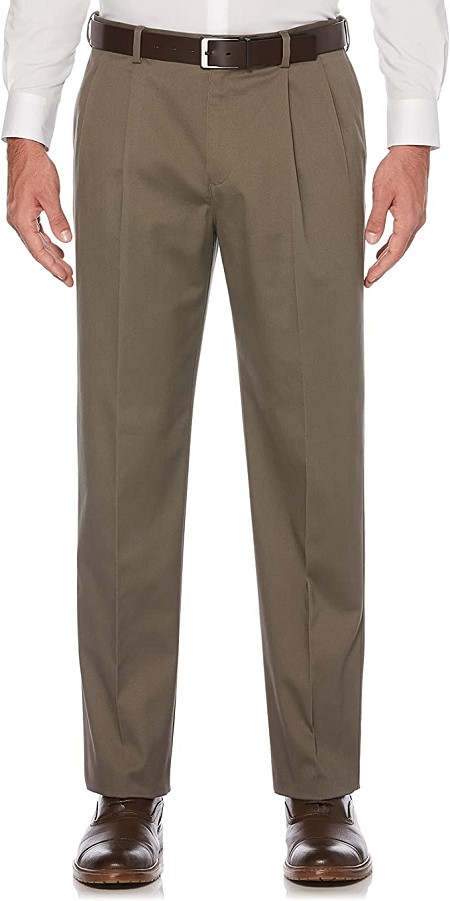 #017987. 46 34. SHALE Retail $  80.00 Cotton Casual Pants by SAVANE. ULTIMATE PERF PLEAT Whs A:  2