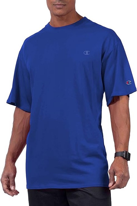 #328249. 3XL BIG. ROYAL Retail $  26.00 Short Slv No Pocket by CHAMPION. NON-POCKET TEE Whs A: 73